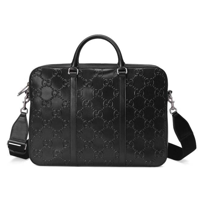 G*u*i gg embossed briefcase 658573  (40*29*6cm)